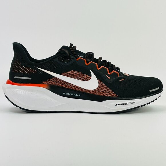 Nike Air Zoom Pegasus 41 x NFL 'Cincinnati Bengals' FZ5072-001 size 11 - Picture 1 of 8